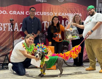 Las mascotas fueron protagonistas de un domingo lleno de color y de un gran ambiente, en Tuxpan