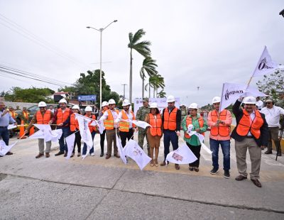 Con el apoyo del Gobierno del Estado y CAEV, Tuxpan es el primer municipio de Veracruz en poner en marcha un intensivo programa de reparación de fugas de agua y baches