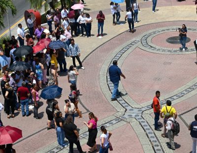 Se realizó en Tuxpan el Primer Simulacro Nacional 2025, con hipótesis de incendio y sismo