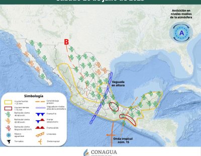 Gobierno de Tuxpan atiende “Aviso Especial por Temporal lluvioso” emitido por PC, y recomienda a la población tomar precauciones