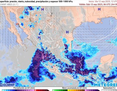 Se mantiene el pronóstico de más lluvias, por lo que el Gobierno de Tuxpan exhorta a la ciudadanía a tomar precauciones