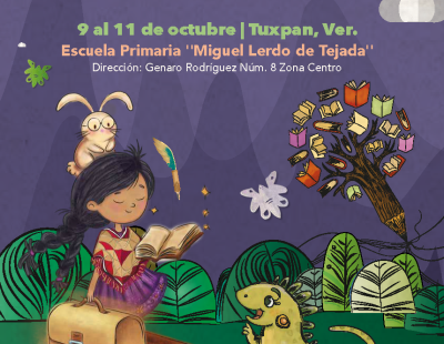 Más de 130 fondos editoriales participarán en la 1ª Feria Regional del Libro-Itinerante, en Tuxpan, del 9 al 11 de octubre