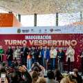 Daniel Cortina asiste a la inauguración del turno vespertino del CRIT Veracruz