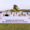 Tuxpan fortalece su vocación turística con la entrega de 56 certificaciones del Registro Nacional de Turismo