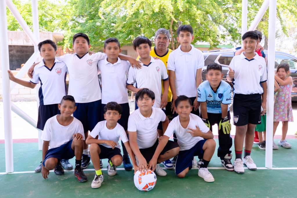 Polideportivo La Mata de Tampamachoco terminado e inaugurado en Tuxpan