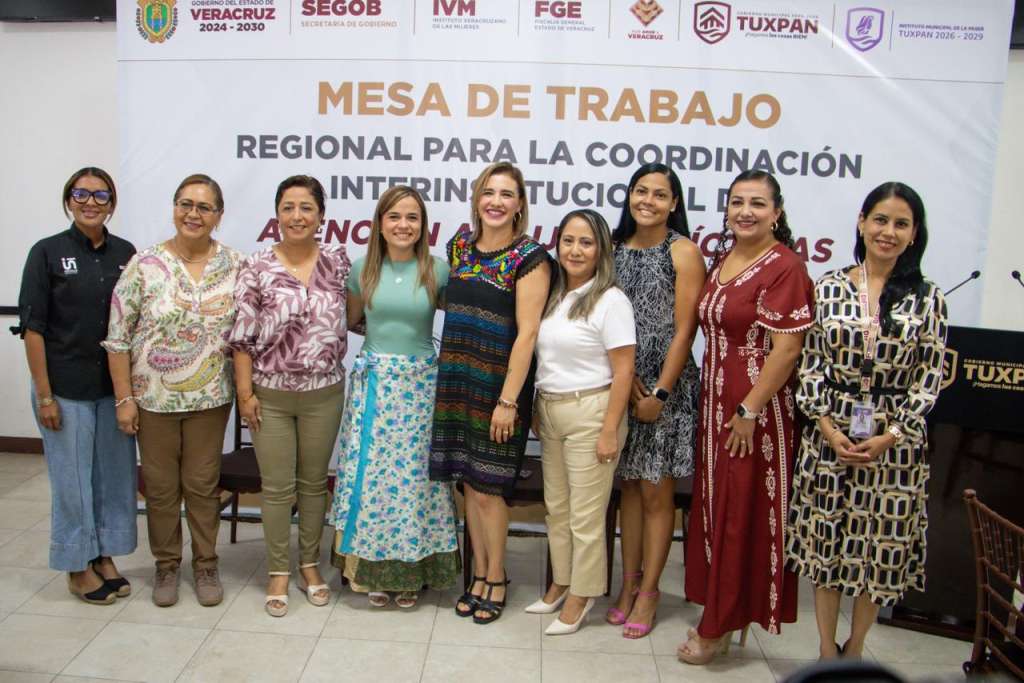 Mesa de trabajo para la atención a mujeres víctimas de violencia en Tuxpan