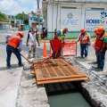 Gobierno de Tuxpan concluye la sustitución de rejillas en la calle 15 de Septiembre