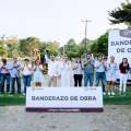 Llega obra al Km 18: 2 Km de guarniciones y banquetas en Praxedis Guerrero