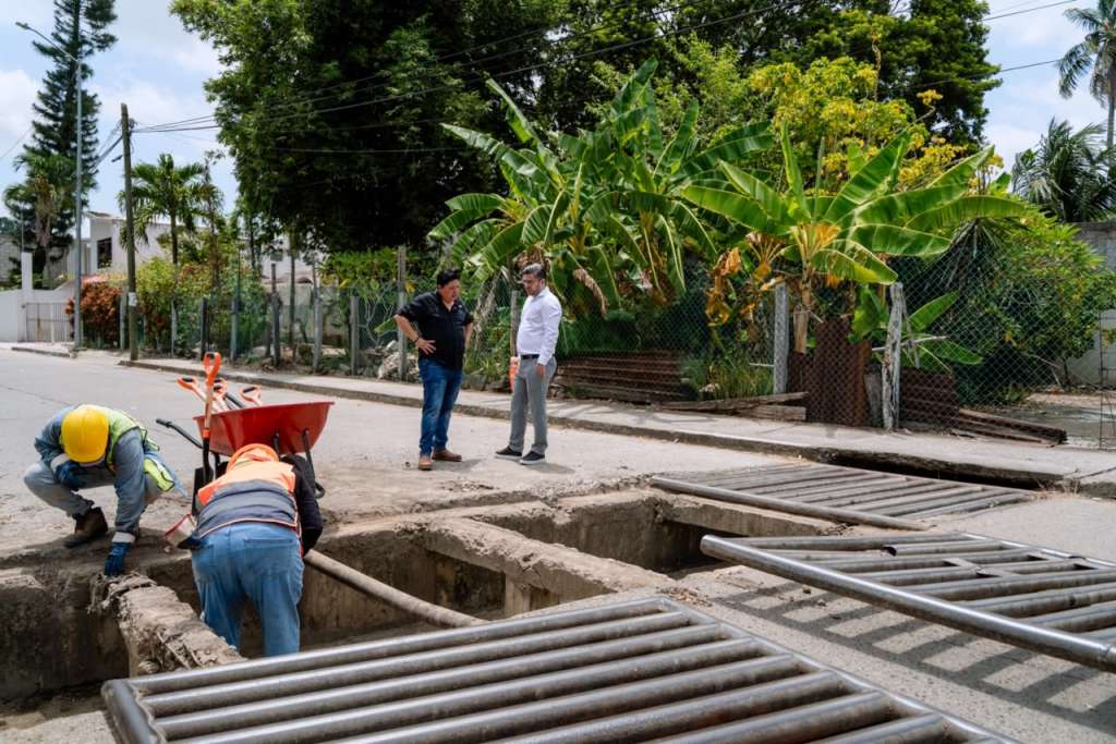 drenaje pluvial limpio en Tuxpan