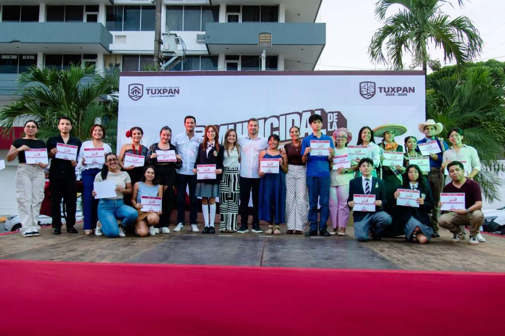 Premio Municipal Juventud 2026 reconoce a jóvenes tuxpeños