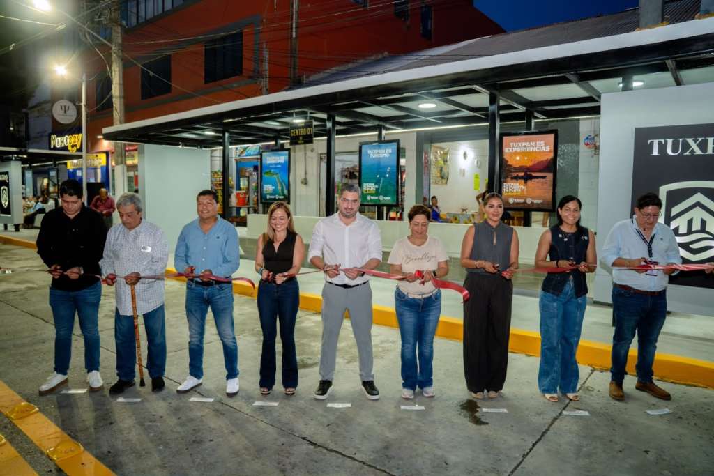 Nuevas paradas de autobuses Tuxpan Centro 01 y Centro 02